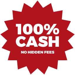 100% cash